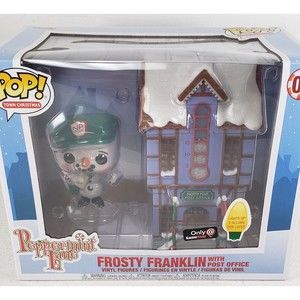 Funko POP Christmas Peppermint Lane Frosty Franklin with Post Office #03